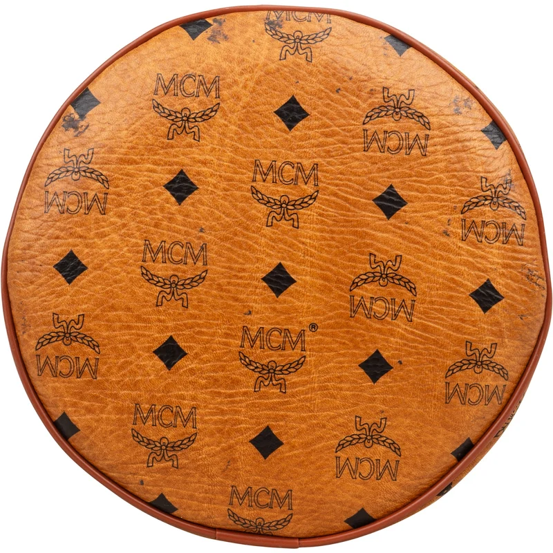 MCM Monogram Visetos Drawstring Bucket Crossbody Bag