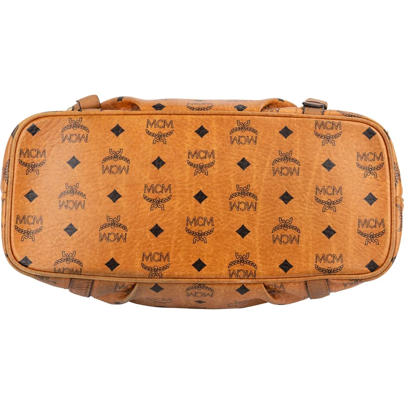 MCM Monogram Visetos Satchel Shoulder Bag