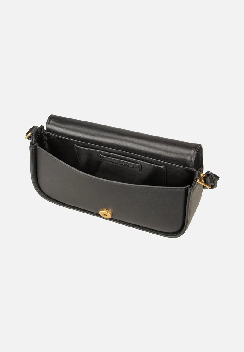 K/Signature Crossbody Black-Vibration Gold - Abendtasche