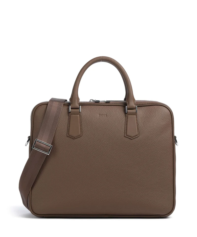 BOSS Crosstown Aktentasche medium brown