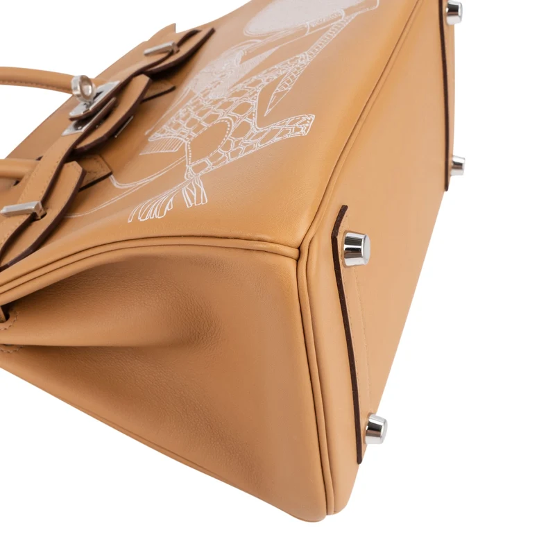 Hermès Biscuit Swift Leather Limited In And Out Birkin 25 Handbag