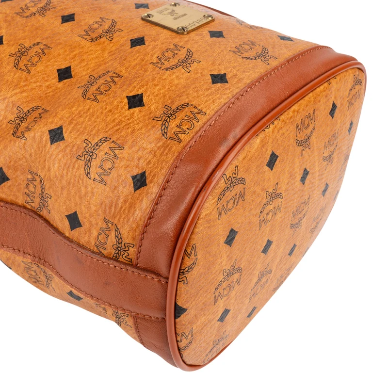 MCM Monogram Visetos Drawstring Crossbody Bag