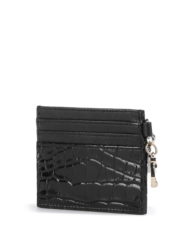 Vivienne Westwood Embossed Croc Kreditkartenetui black