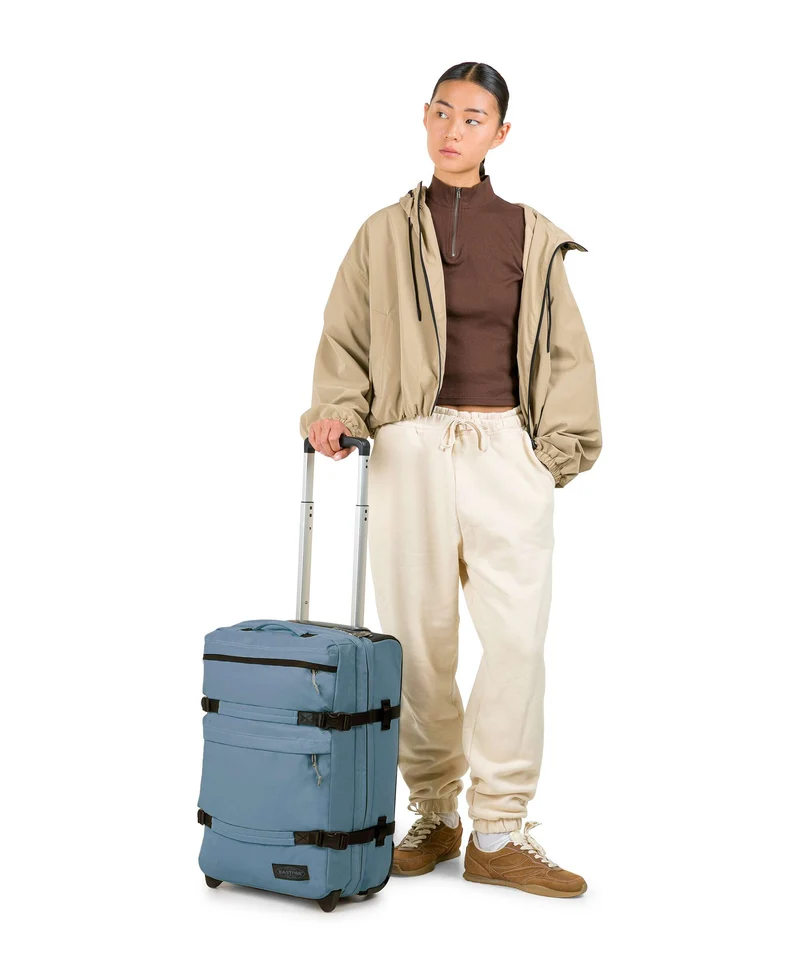 Eastpak Transit'R Plus S Rollenreisetasche tarp dust blue