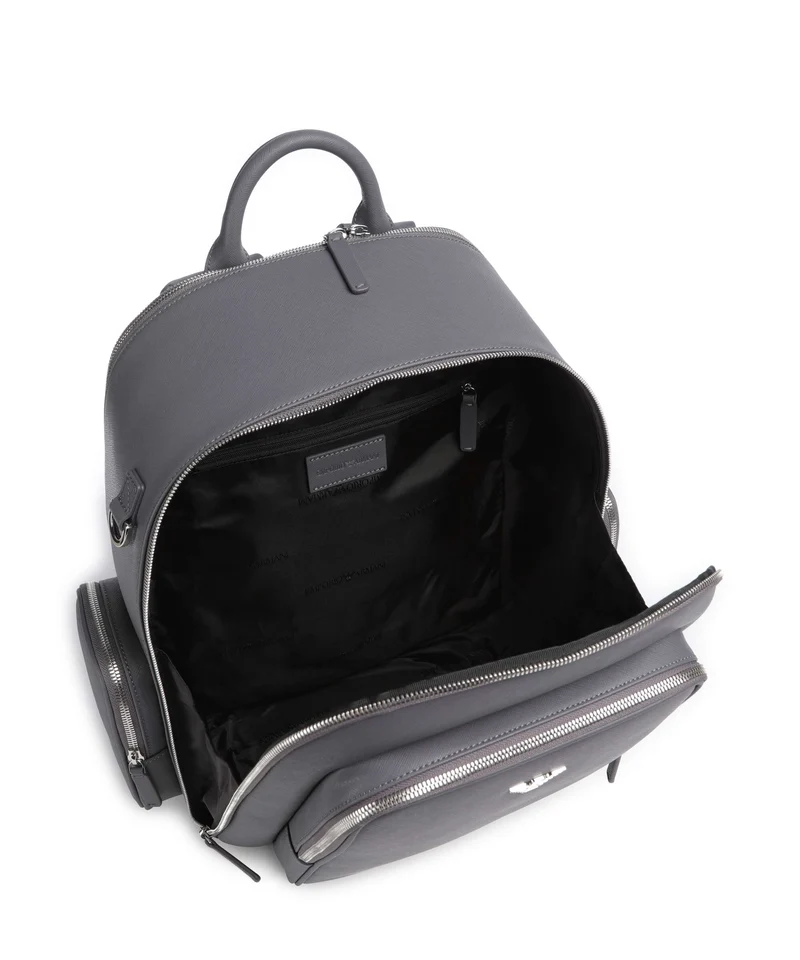 Emporio Armani Business Regenerated Rucksack grey