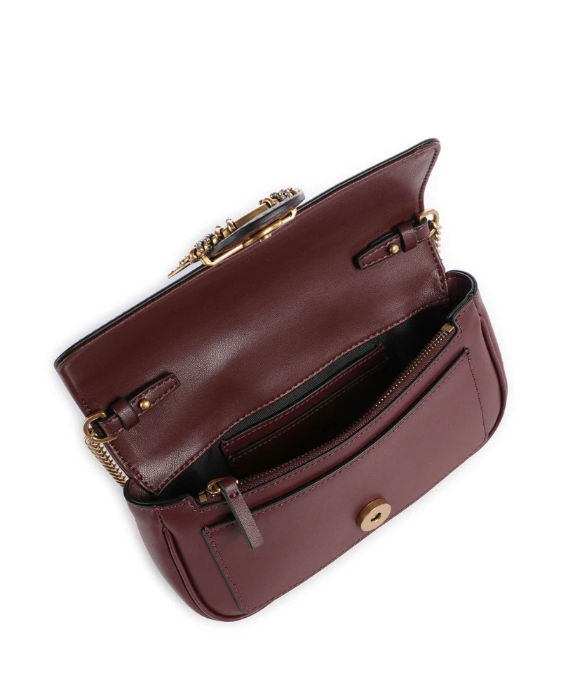 Pinko Love One Pocket New Buckle Umhängetasche ribes intenso/antique gold