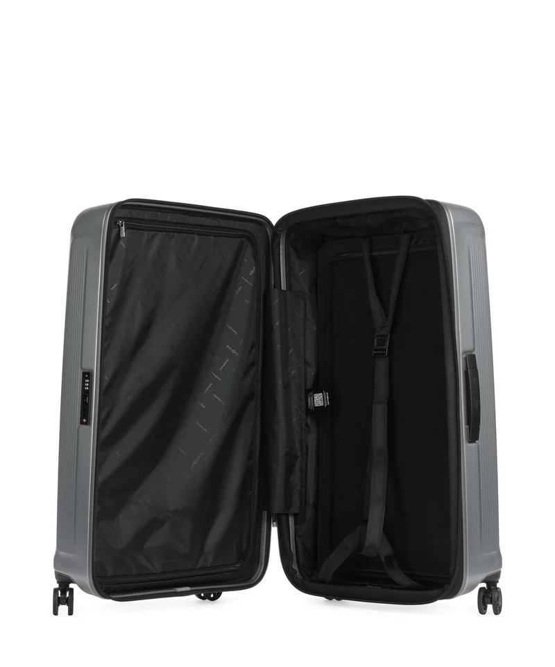 Samsonite Nuon 4-Rollen Trolley matt silver