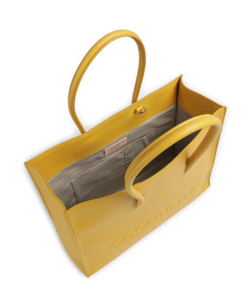 Coccinelle Myrtha Maxi Logo Shopper soleado