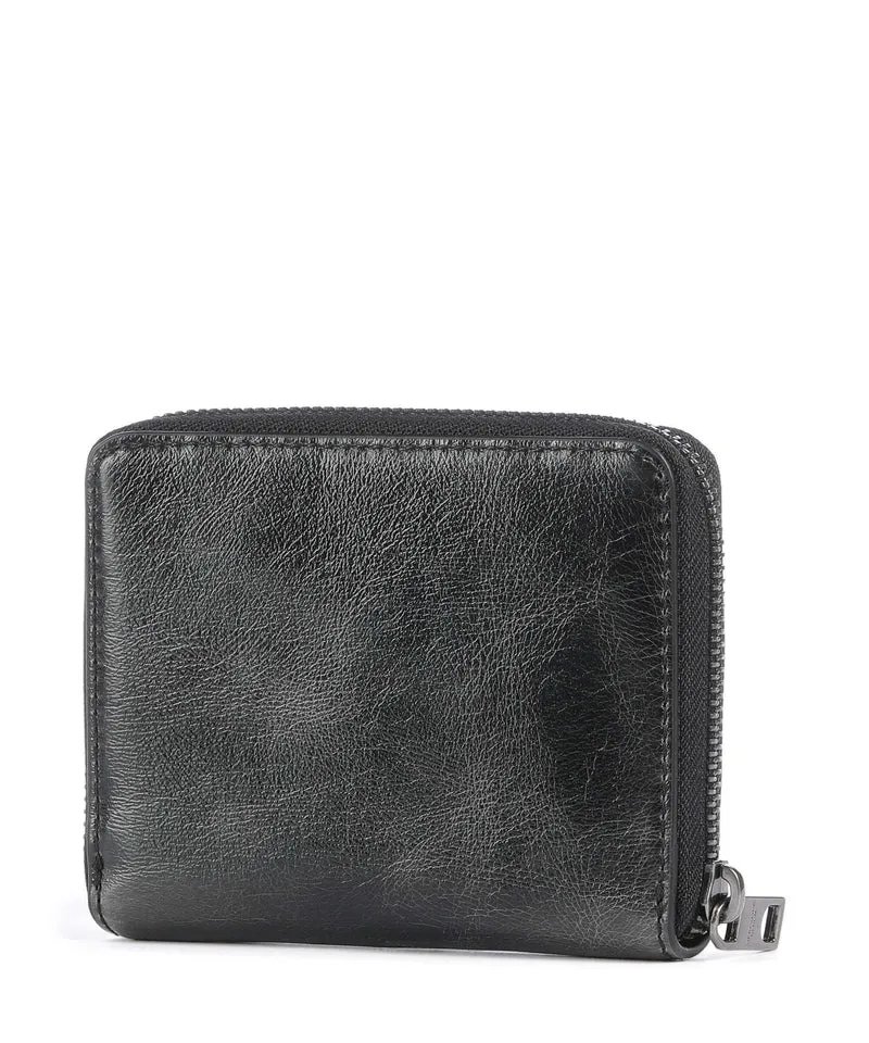 Liebeskind Conny Lack Distressed Geldbörse dark stone