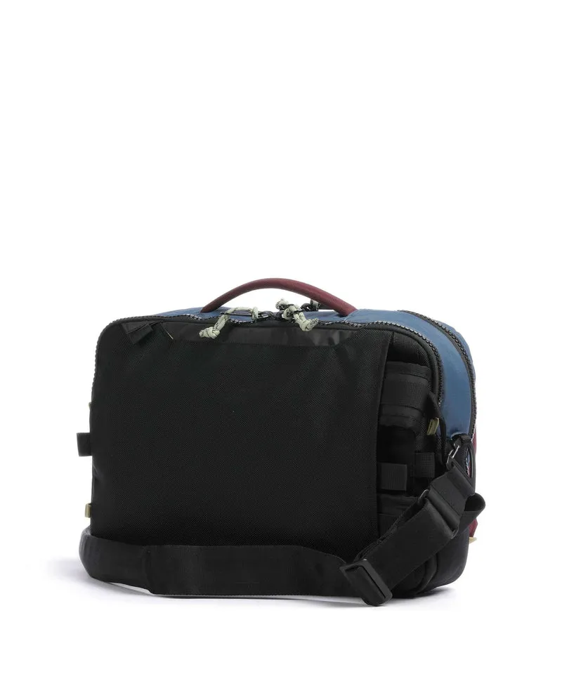 Topo Designs Global Aktentasche dark denim/burgundy