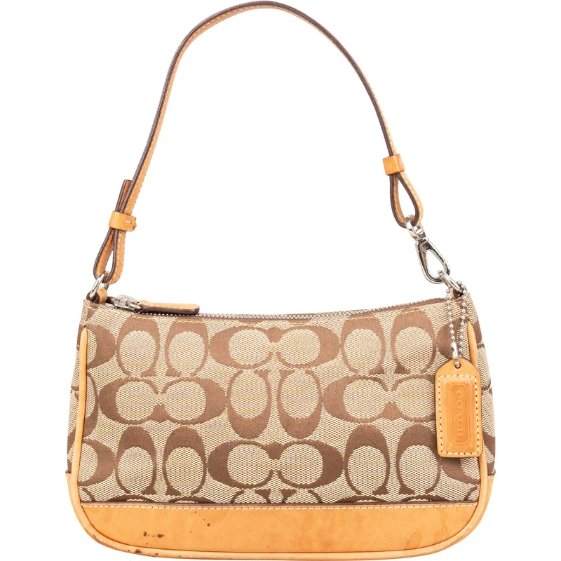 Coach Monogram Signature Canvas Demi Handbag