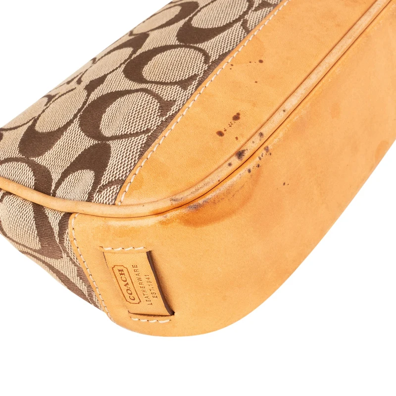 Coach Monogram Signature Canvas Demi Handbag
