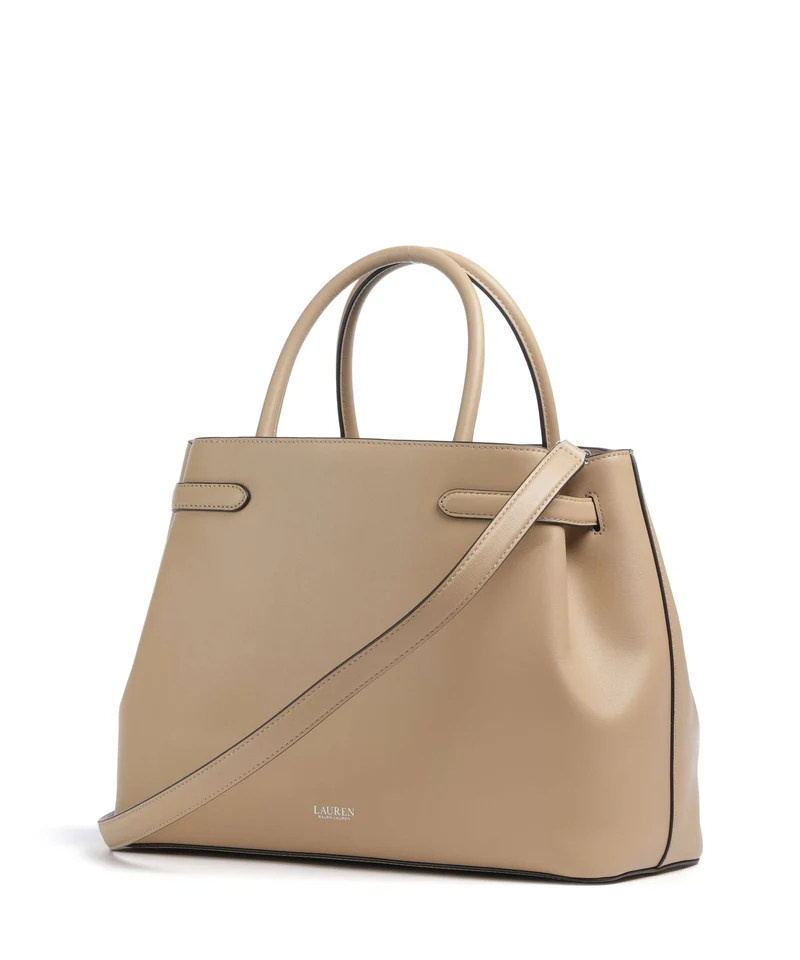 Lauren Ralph Lauren Blaike Large Handtasche tan