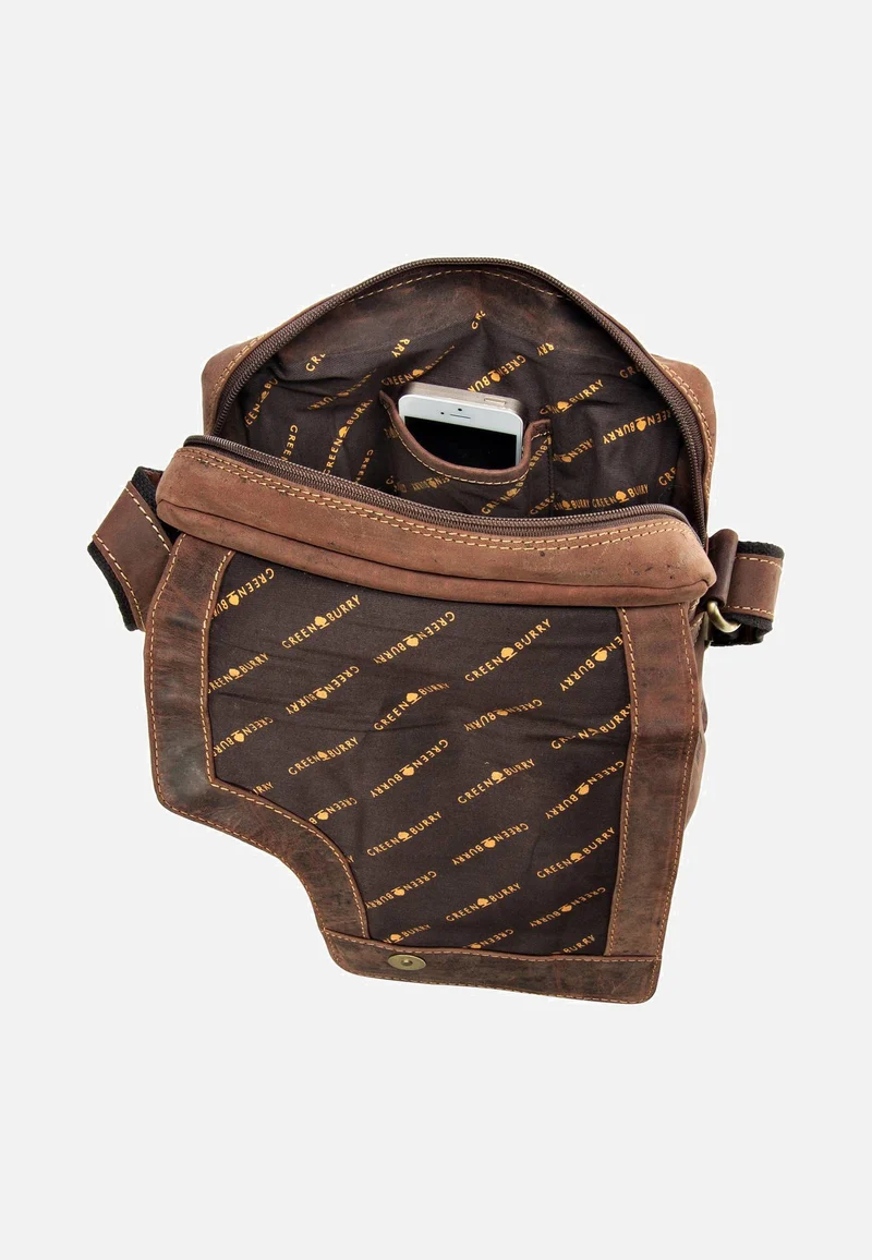 Vintage Revolver Bag Sattelbraun - Crossbody Bag