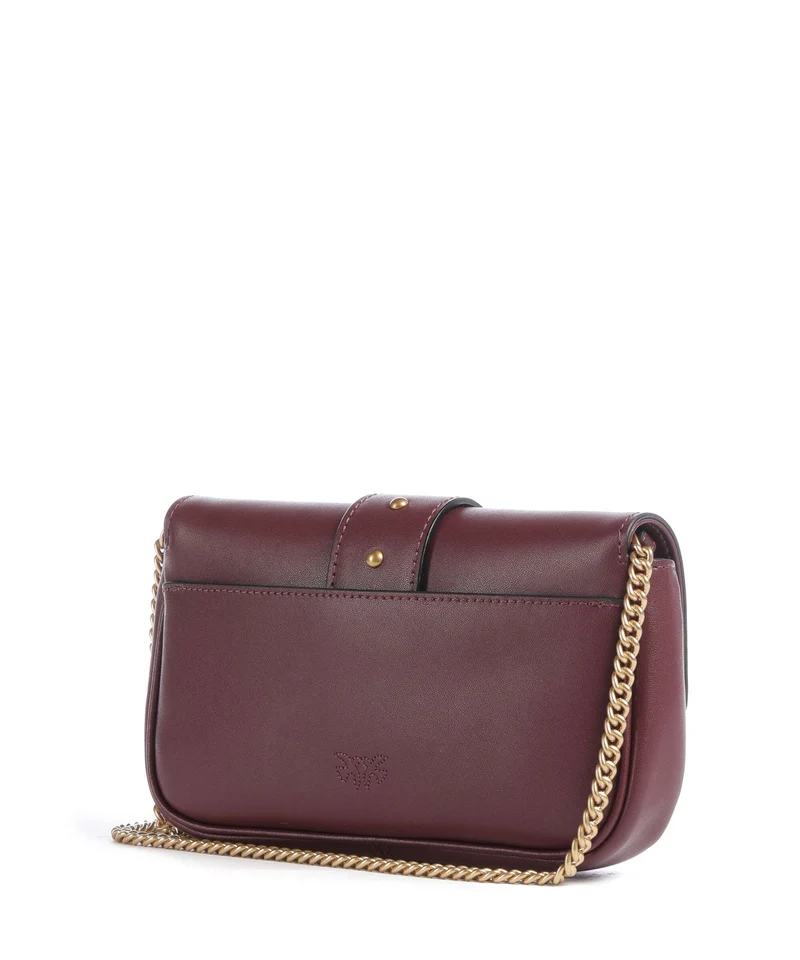 Pinko Love One Pocket Geldbörse ribes intenso/antique gold