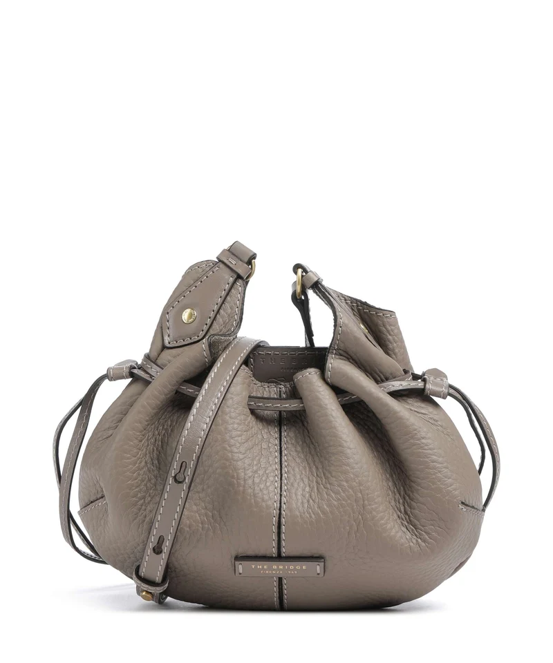 The Bridge Martina Bucket Handtasche greige