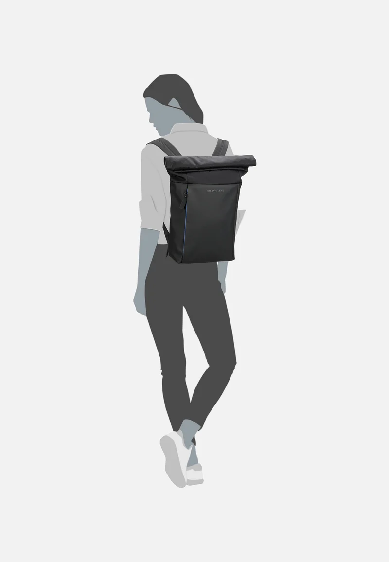 Atessa Tino SVZ Black - Rolltop Rucksack