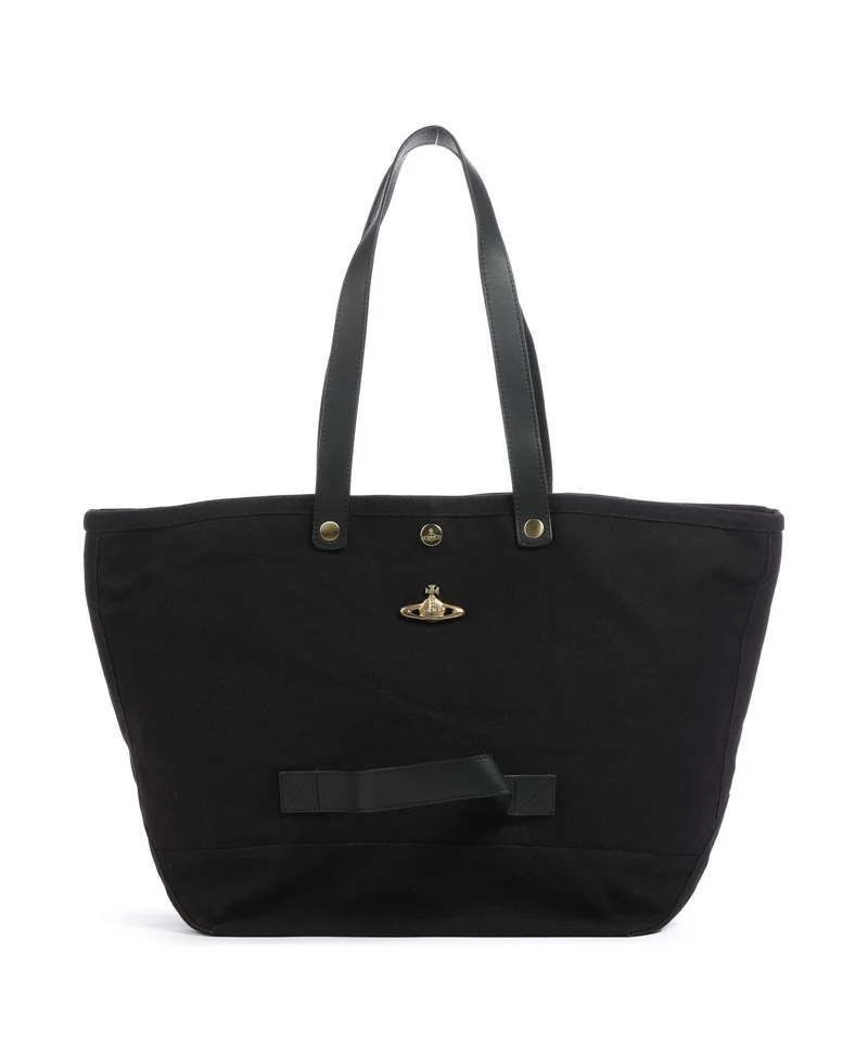 Vivienne Westwood Utility Canvas Shopper black