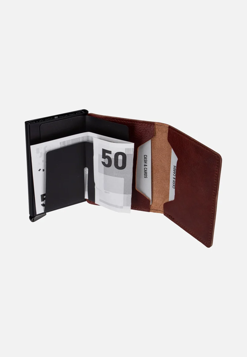 Premium Slimwallet+ Basco Brown - Portemonnaie
