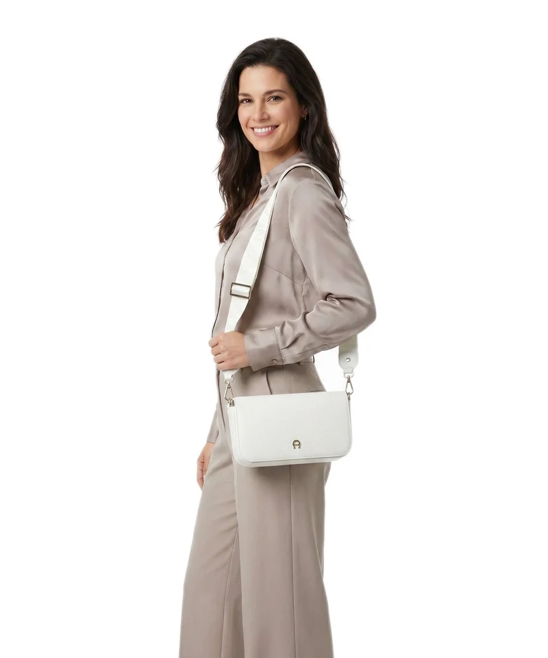Aigner Zita S Umhängetasche cotton white