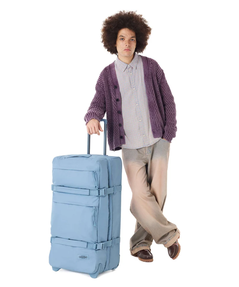 Eastpak Transit'R Plus L Rollenreisetasche monotone blue