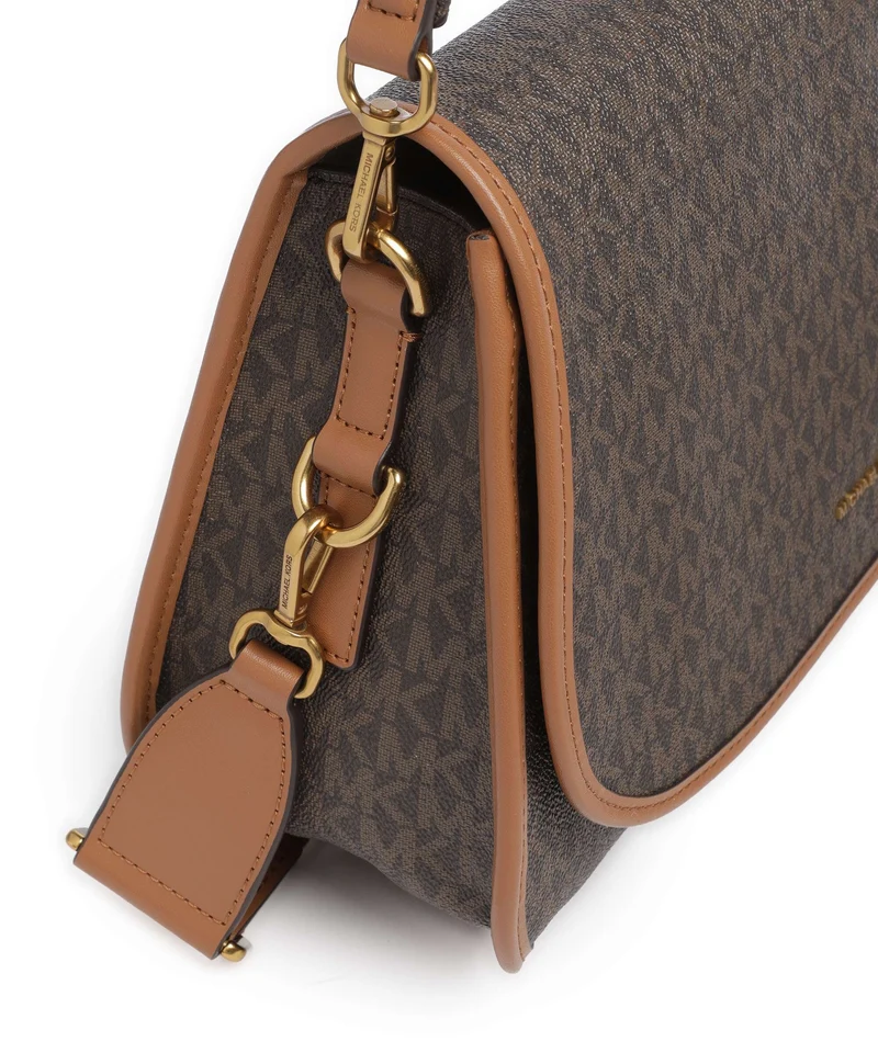 Michael Kors Holmes Medium Schultertasche brown/acorn