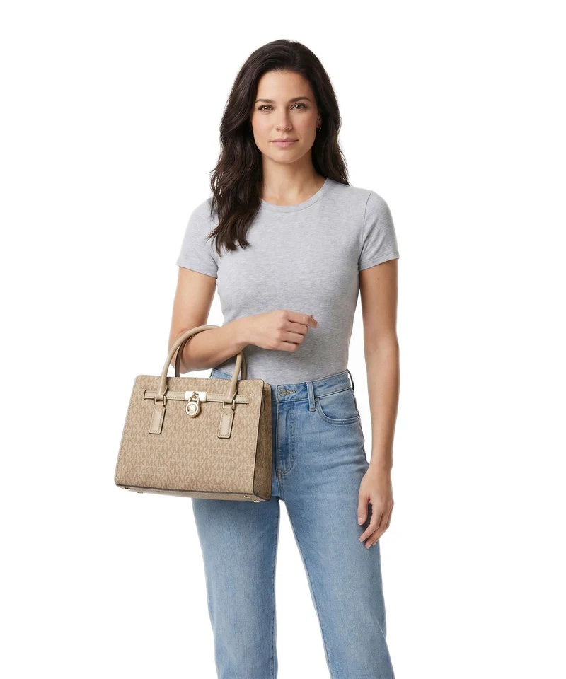 Michael Kors Hamilton Moderne Small Handtasche khaki