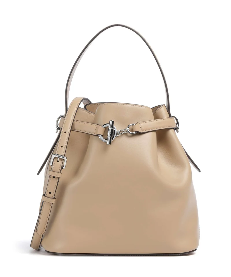 Lauren Ralph Lauren Blaike Medium Bucket Handtasche tan
