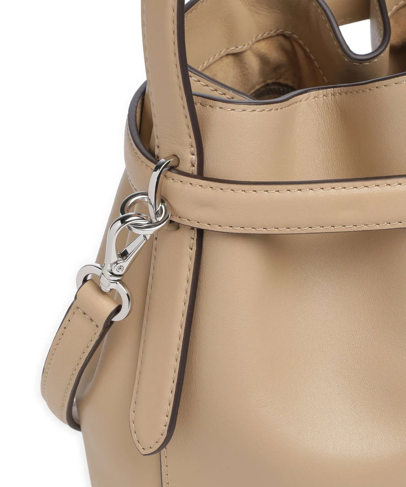 Lauren Ralph Lauren Blaike Medium Bucket Handtasche tan