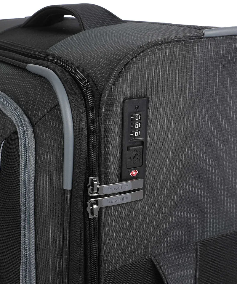 Travelite Corsiica 4-Rollen Trolley black