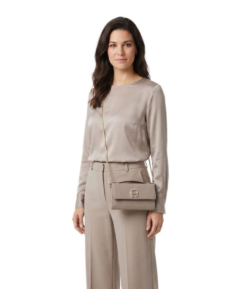 Aigner Geldbörse taupe