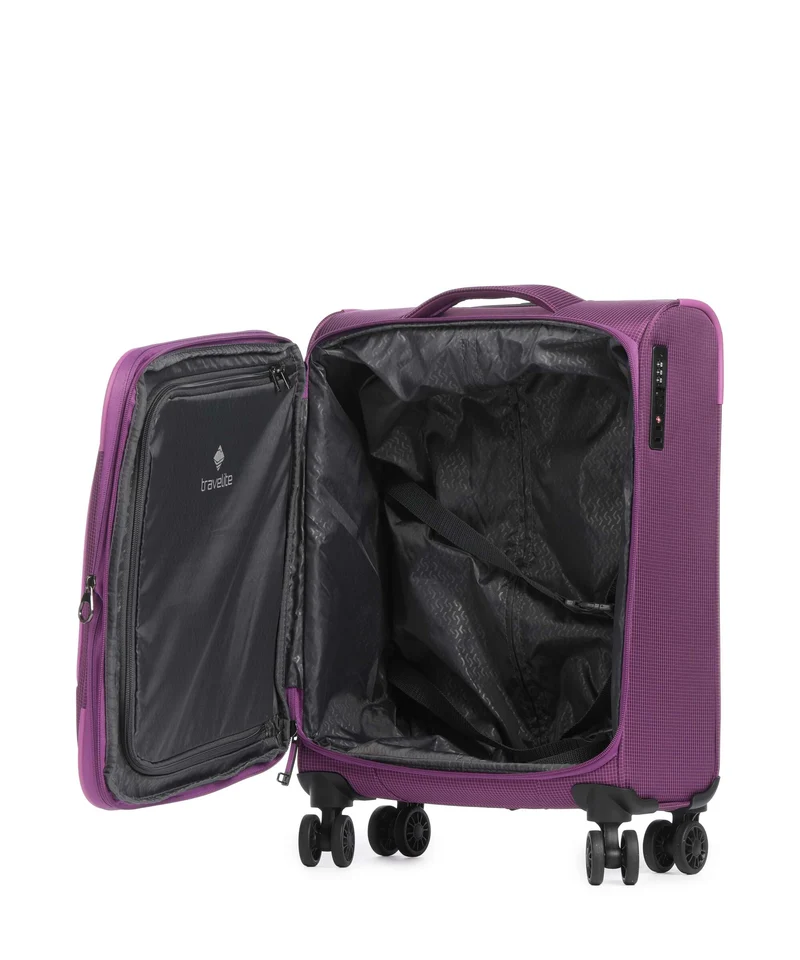 Travelite Corsiica 4-Rollen Trolley pink