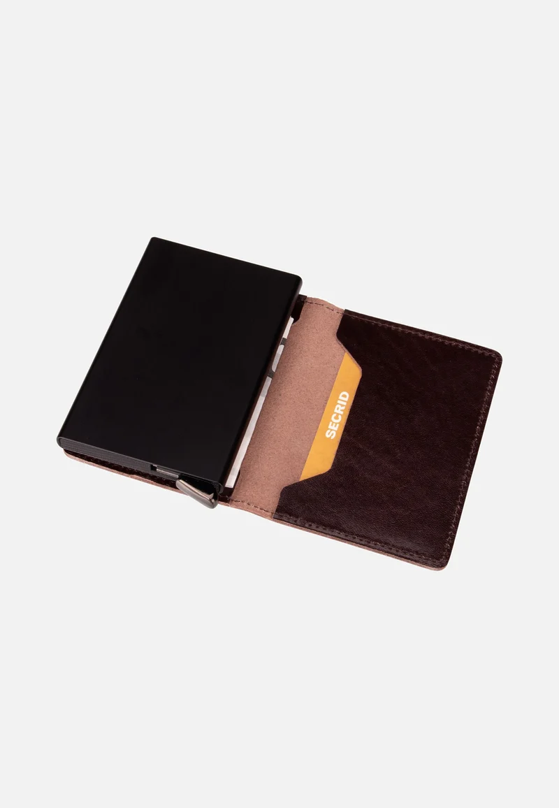 Slimwallet Dusk Dark Brown+ - Portemonnaie
