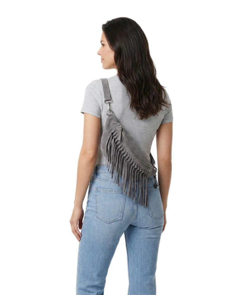Anokhi Gürteltasche grey