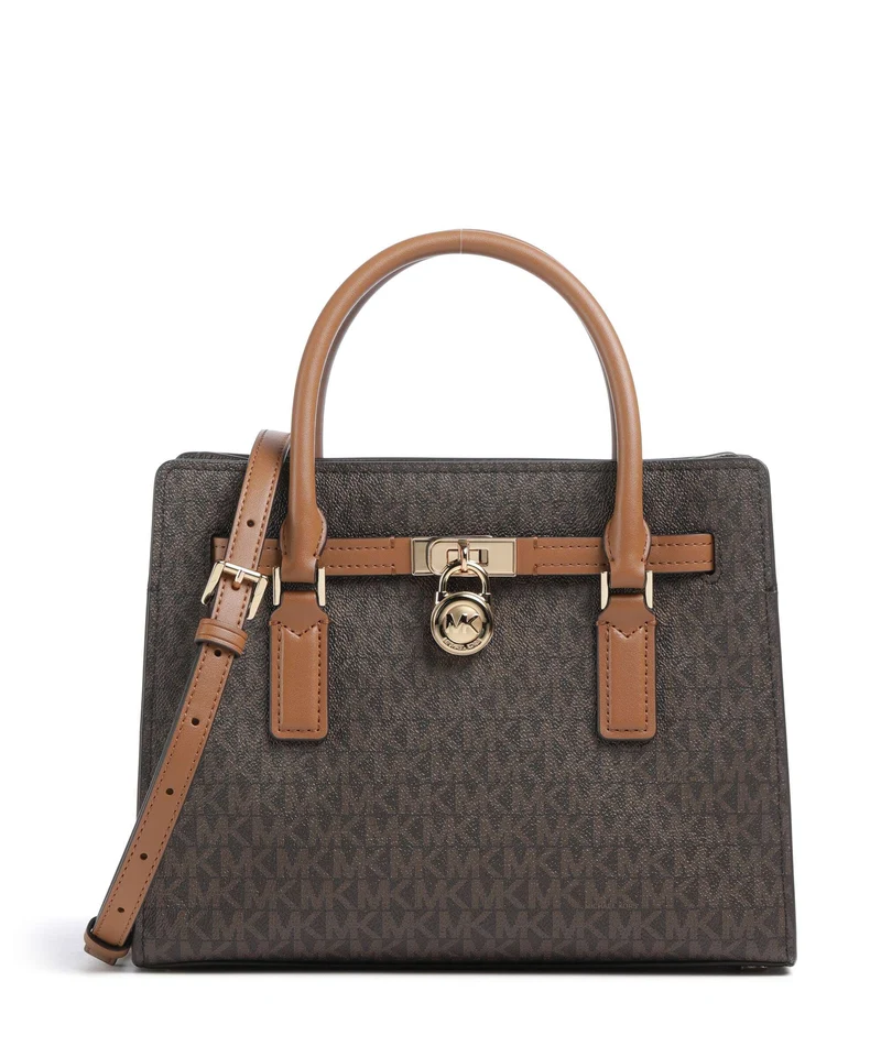 Michael Kors Hamilton Moderne Small Handtasche brown/acorn