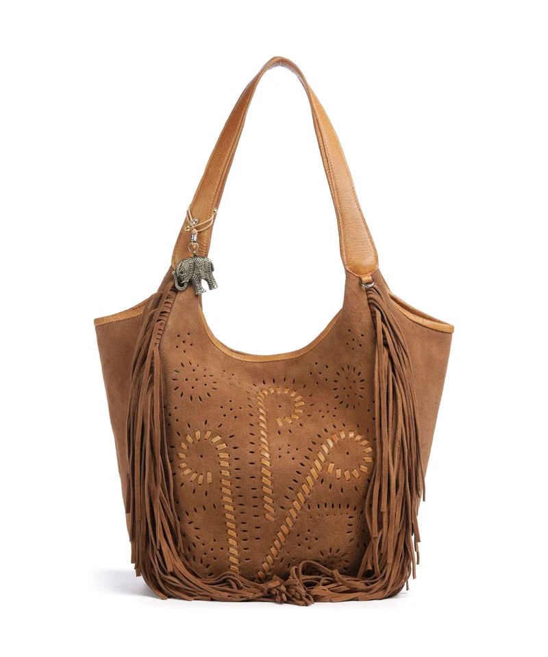 Anokhi Beuteltasche tan