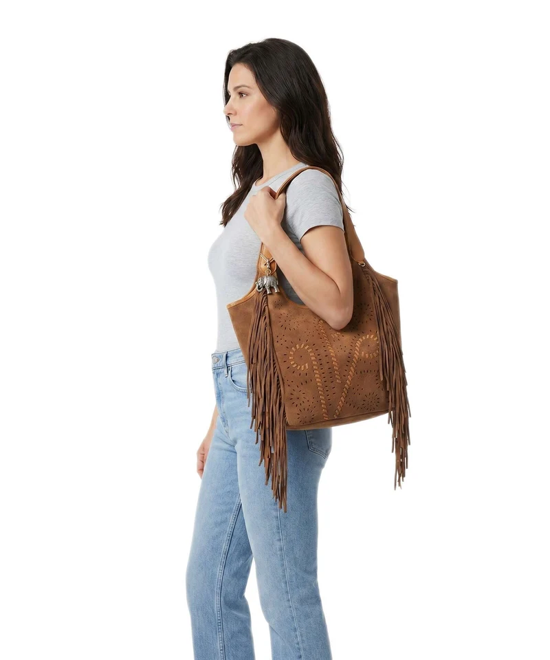 Anokhi Beuteltasche tan