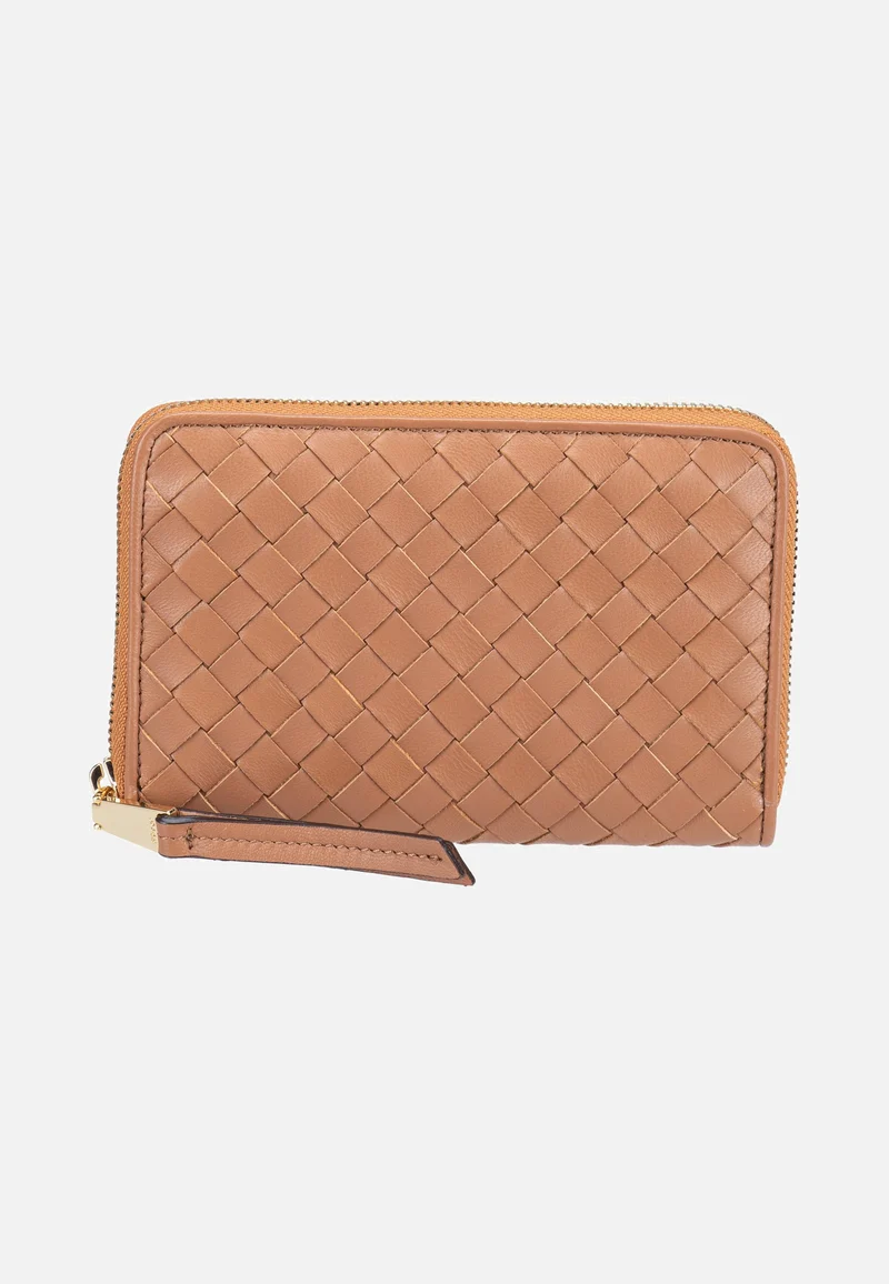 Piuma Weaving Wallet Cuoio - Portemonnaie