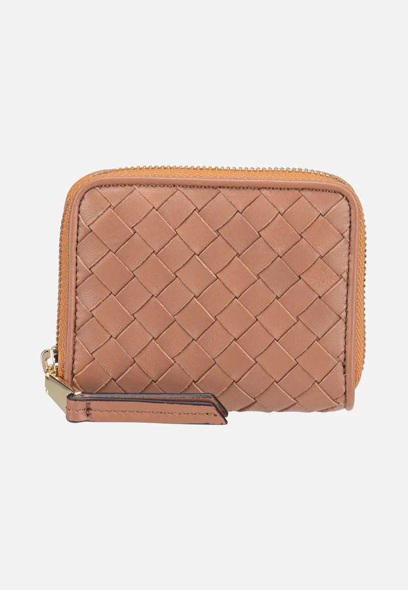 Piuma Weaving Mini Wallet Cuoio - Portemonnaie