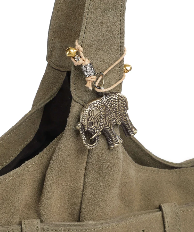 Anokhi Beuteltasche olive
