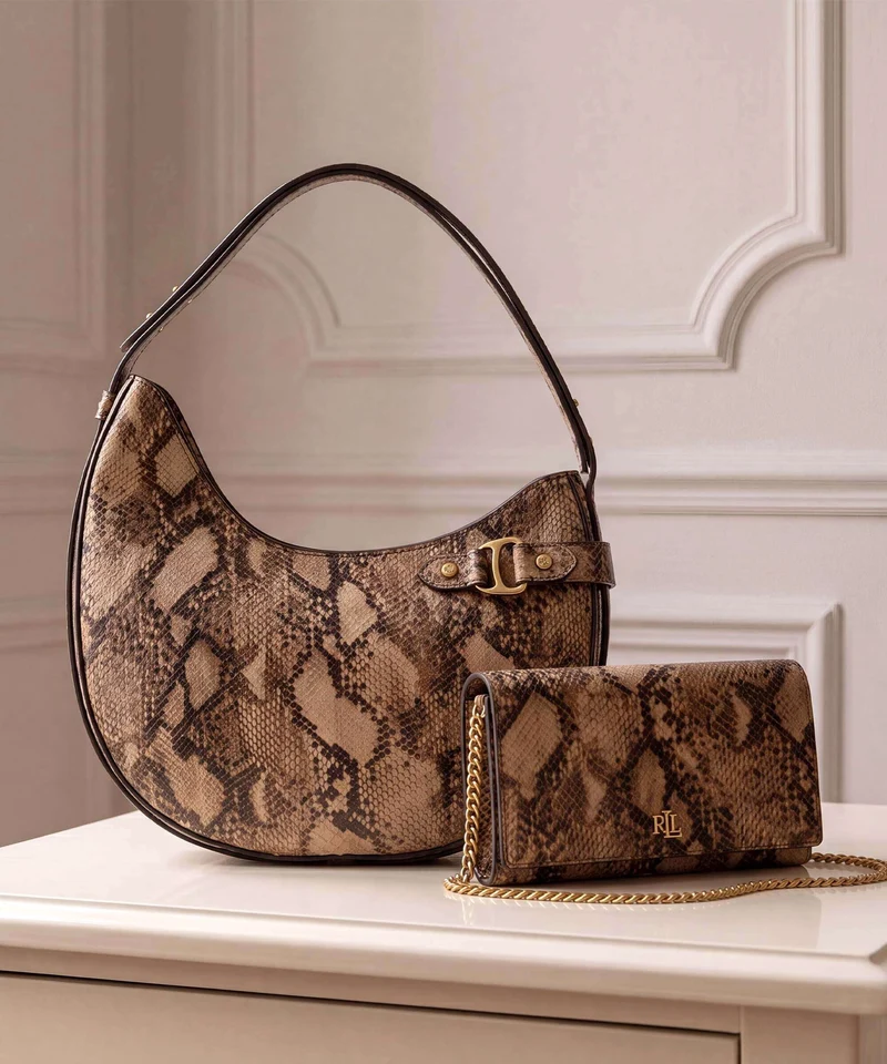 Lauren Ralph Lauren Adair II Large Geldbörse tan multi