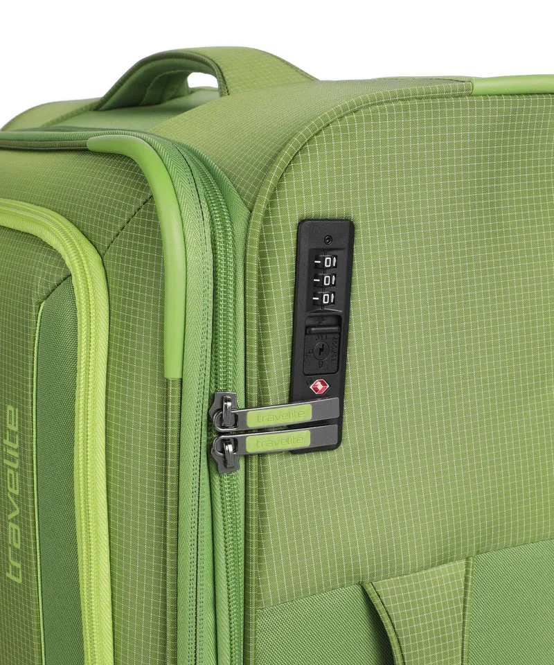 Travelite Corsiica 4-Rollen Trolley fresh green