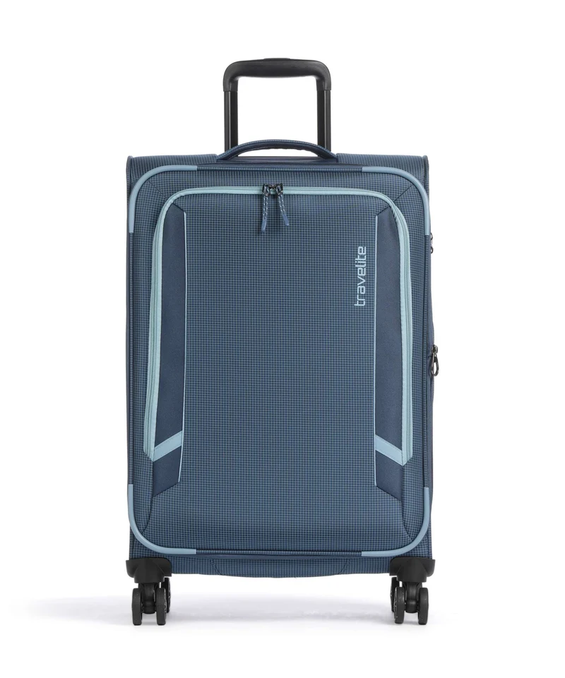 Travelite Corsiica 4-Rollen Trolley blue