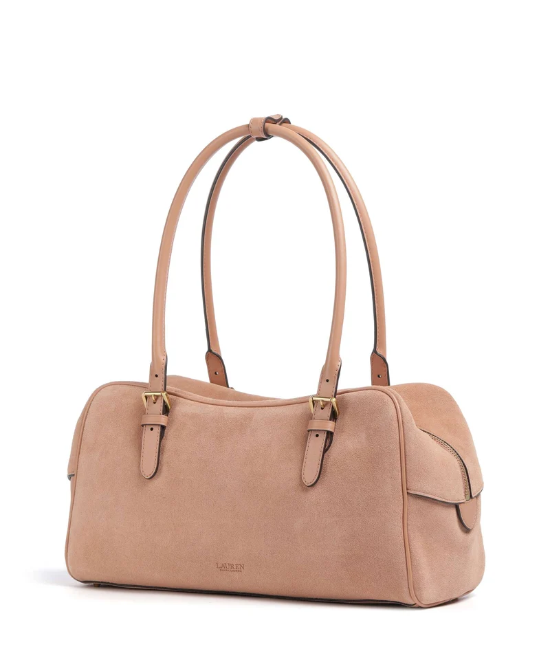 Lauren Ralph Lauren Marcy Large Schultertasche pink sienna