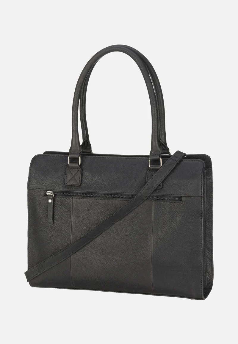 Antique Avery Handbag M 14'' 7001 Black - Aktentasche