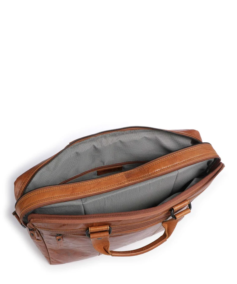 Spikes & Sparrow Bronco Aktentasche cognac