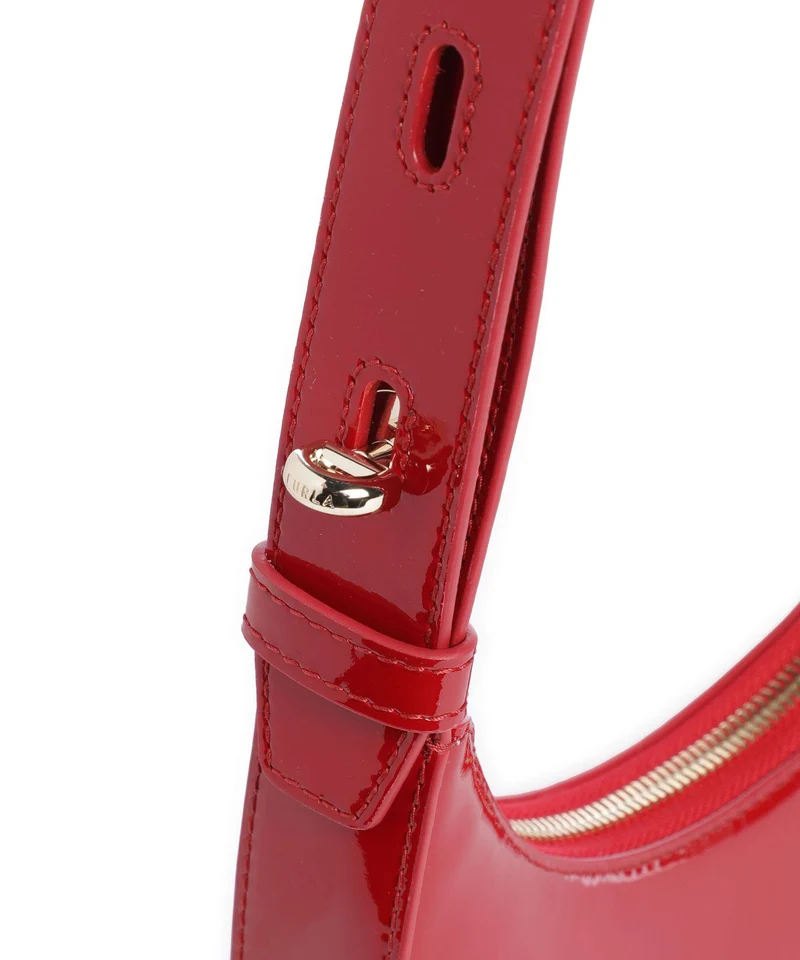 Furla Delizia Mini Schultertasche rosso