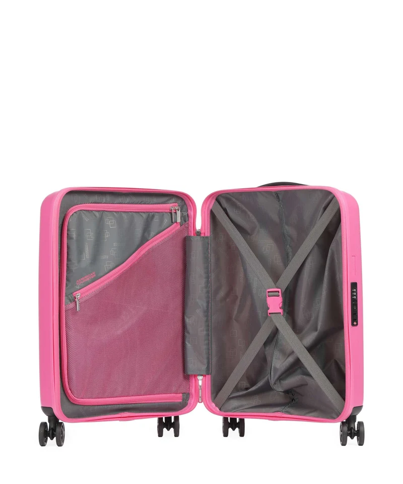 American Tourister Rejoy 4-Rollen Trolley hawaiian pink