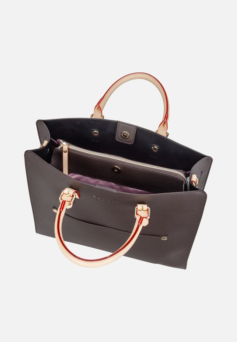 Ella Top Handle L Dunkelbraun - Tote Bag