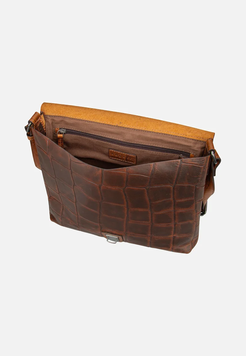 Nevio Cognac - Messenger Bag